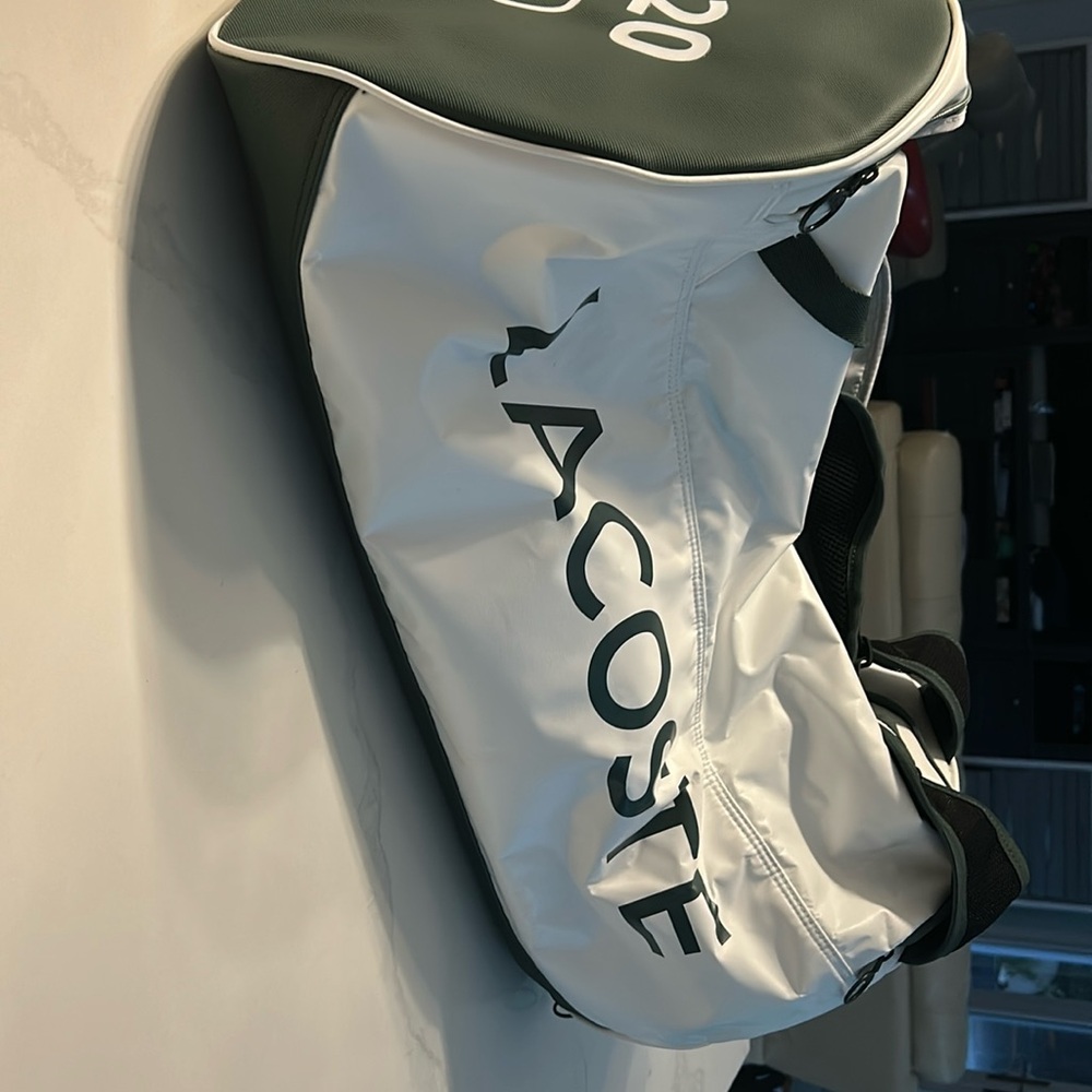 Lacoste L20 TENNIS Bag 2021 racquet white green pro women’s men’s oversized ball